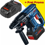 GBH 180-LI Ciocan Rotopercutor Brushless, 2J + Acumulator 8Ah + Incarcator<BR>0611911120 + 1600A016GK + 2607225922