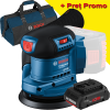 BOSCH GEX 185-LI Slefuitor excentric brushless Li-Ion +  Acumulator 4Ah ProCore + Geanta textil mediu (Fara incarcator!)