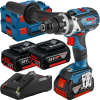 BOSCH GSR 18V-110 C (SOLO) Masina de gaurit si insurubat brushless Li-Ion, 110Nm + L-BOXX +  Set 3 acumulatori Li-Ion, 18V, 5Ah + Incarcator + L-BOXX 136