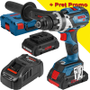 BOSCH GSR 18V-110 C (SOLO) Masina de gaurit si insurubat brushless Li-Ion, 110Nm + L-BOXX +  Set 2 acumulatori 4Ah ProCore + Incarcator