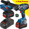 BOSCH GSR 18V-150 C Masina de gaurit si insurubat brushless cu 2 acumulatori Li-Ion, 8Ah, 150Nm + L-BOXX