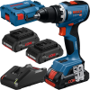 BOSCH GSR 18V-65 Masina de gaurit si insurubat brushless cu 3 acumulatori ProCore Li-Ion, 4Ah, 63Nm + Valiza L-BOXX