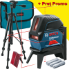 BOSCH GCL 2-15 + RM 1 + BT 150 Nivela laser cu linii (15 m) + Suport professional + Stativ