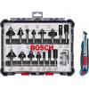 BOSCH  Set 15 freze HM tija 8 mm + Cutter retractabil