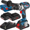 BOSCH GSR 18V-110 C Masina de gaurit si insurubat brushless cu 3 acumulatori Li-Ion, 4Ah ProCore, 110Nm + L-BOXX