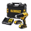 DEWALT DCD777S2T-QW Masina de gaurit si insurubat Li-Ion, 65Nm, brushless + Valiza + 2x acumulatori Li-Ion, 18V, 1.5Ah + Incarcator