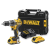 DEWALT DCD796D2-QW Masina de gaurit cu percutie, Li-Ion, 70Nm, brushless + Valiza + 2x acumulatori Li-Ion, 18V, 2Ah + Incarcator