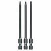 BOSCH  Set 3 capuri de surubelnita T8, T10, T15, 89 mm