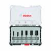 BOSCH  Set 6 freze HM tija 8 mm