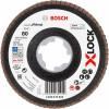 BOSCH  Disc evantai Expert for Metal 125 mm, R80 cu X-LOCK