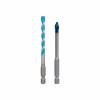 BOSCH  Set mixt 2 burghie EXPERT MultiConstruction + Hard Ceramic 6 mm, tip bit 1/4