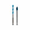 BOSCH  Set mixt 2 burghie EXPERT MultiConstruction + Hard Ceramic 8 mm, tip bit 1/4