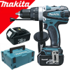 MAKITA DHP458RFJ Masina de gaurit cu percutie cu 2 acumulatori Li-Ion, 18V, 3Ah, 91Nm + Makpac