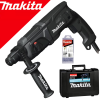 MAKITA HR2470BX40 Ciocan rotopercutor SDS-plus 780W, 2.4J + Set 5 burghie SDS PLUS B-55784 (Editie limitata) Recomandat pentru Pompe Funebre - 