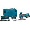 MAKITA JV001GD201 Ferastrau pentru decupat brushless, cu 2 acumulatori Li-Ion, 40V XGT, 2.5Ah