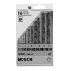 BOSCH  Caseta 10 burghie HSS-R (1.0 - 10 mm)