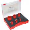 CROMWELL  Trusa pentru electricieni - 9 Piese ELECTRICIANS HOLESAW KIT IN PLASTIC CASE