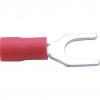 CROMWELL  Conectori tip furca 4.00 mm FORK TERMINAL (Set de 100) RED