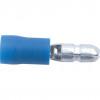 CROMWELL  Conectori i - Terminale cu conectoare glont tata si cu Conector Mama cu Priza 4.00 mm MALE BULLET (Set de 100) BLUE