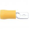 CROMWELL  Conectori i - Terminale cu Conector Mama si cu conector tata 6.30 mm MALE TAB YELLOW (Set de 100)