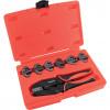 CROMWELL  Set de sertizare cu cama KRC07 7 RATCHET CRIMPING TOOL C/WINTERCHANGEABLE JAWS 8PC