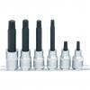 CROMWELL  Set varfuri surubelnita pentru caneluri 1/2'' M6-M14 SPLINE SCREWDRIVER BIT SET 6PC