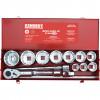 CROMWELL  Set capete tubulare 15 Piese metrice 1