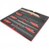 CROMWELL  Set de pile in burete 7PCS FILE SET WITH FOAM  T0691