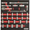 CROMWELL  Set de unelte in burete 30PCS METRIC  KEN-GRIP SOCKET SET1/2