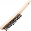 CROMWELL  Perie de sarma pentru razuire cu fire de otel 3-ROW WIRE SCRATCH BRUSH- PLAIN BACK