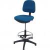 CROMWELL  Scaun de desenator DRAUGHTSMANS CHAIR CHARCOAL FABRIC