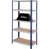 CROMWELL  Stand cu 5 polite 5-SHELF RACK 1770x900x450 mm  265 KG PER SHELF