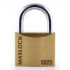 CROMWELL  Lacat 25 mm SLIMLINE BRASS PADLOCK STEELSHACKLE