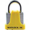 CROMWELL  Lacat rezistent cu 4 pini 40 mm 4 PIN STRONG PADLOCKYELLOW