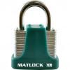 CROMWELL  Lacat rezistent cu 4 pini 40 mm 4 PIN STRONG PADLOCK GREENKEYED ALIKE