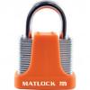 CROMWELL  Lacat rezistent cu 4 pini 40 mm 4 PIN STRONG PADLOCK ORANGEKEYED ALIKE