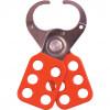 CROMWELL  Bratara de inchidere acoperit cu vinil 25 mm LOCKOUT HASP RED