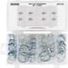 CROMWELL  Set coliere 40 PCE HOSE CLIP ASSORTMENT-8 POPULAR SIZES KIT