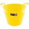 CROMWELL  Galeata Flexibila pentru Constructori FLEXI TUB 26 Ltr BUILDERSBUCKET YELLOW