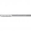 CROMWELL  Burghiu Carbid - Capat rotund cilindric 3x14 mm CYLINDRICAL BALL NOSED CARBIDE BURR DBL CUT