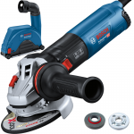 BOSCH GWS 14-125 + GDE 115/125 FC-T Polizor unghiular 1400 W, diametru disc 125 + Sanie de ghidare 115/125 mm