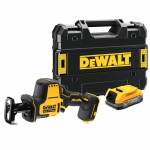 DEWALT DCS369E1T-XJ Ferastrau sabie Li-Ion, brushless + Valiza (fara incarcator in set) + 1x acumulator Li-Ion, 18V, 1,7Ah