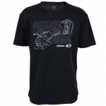 MAKITA  Tricou negru polizor XGT, marime XL