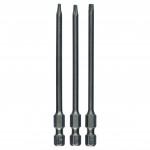 BOSCH  Set 3 capuri de surubelnita T8, T10, T15, 89 mm