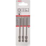 BOSCH  Set 3 capuri de surubelnita T8, T10, T15, 89 mm