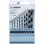 BOSCH  Caseta 9 burghie metal HSS PointTeQ 2-8 mm