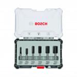 BOSCH  Set 6 freze HM tija 6 mm