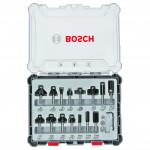 BOSCH  Set 15 freze HM tija 6 mm