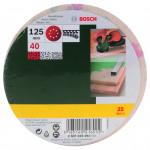 BOSCH  Set 25 foi 125 mm, R40