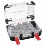 BOSCH  Set 11 carote PRO Multi Material PC Plus 20/22/25/32/35/40/44/51/60/64/76 mm